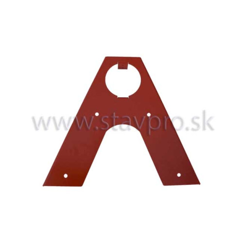 Trámová spojka kruh.trámov GHKO 100 červená