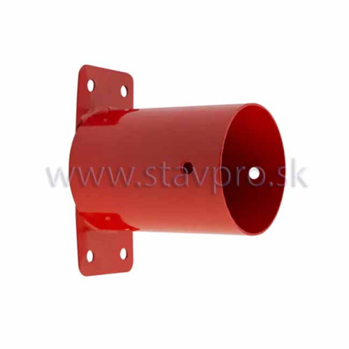 Kruhový nástenný konektor GHSO 100 červený