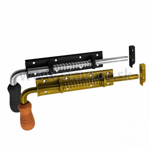 Zástrč pružinová s drevenou koncovkou WSP