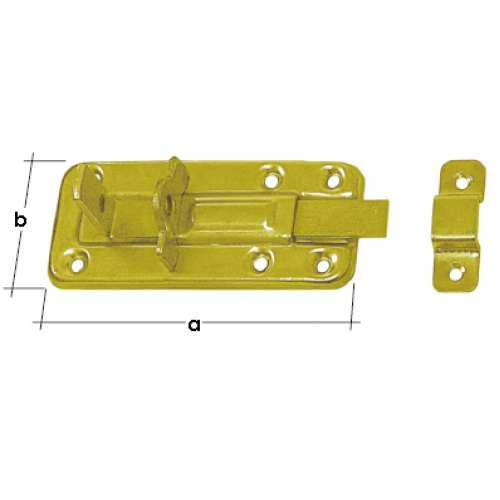 Zástrč zamykacia rovná WZTW 80x40 zž