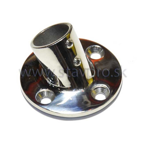 Pätka zábradlia kruhová 22mm/60° A4