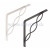Konzola WPRP 150x150 so splietanou vzperou biela