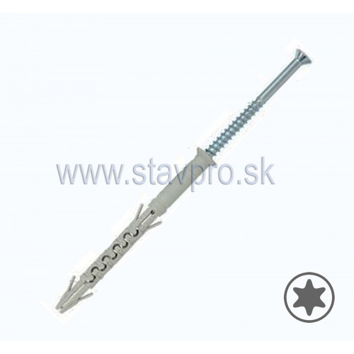 Hmoždinka rámová KPR-PIKE-ST zapustená hlava TORX Nylon