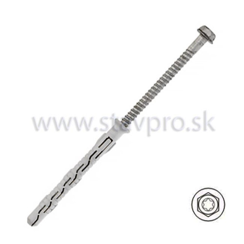 Hmoždinka rámová KPS-FAST K 6-hranná hlava Nylon