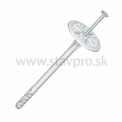 Hmoždinka LGX tanierová s oceľovým tŕňom Ø10 pozink