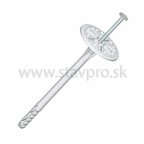 Hmoždinka LGX tanierová s oceľovým tŕňom Ø10 pozink