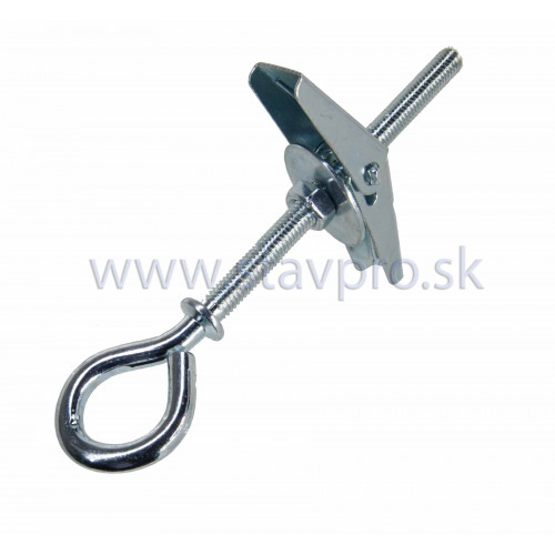 Kotva M-O pružinová preklápacia s okom pozink