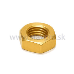 Matica nízka DIN 439B, mosadz