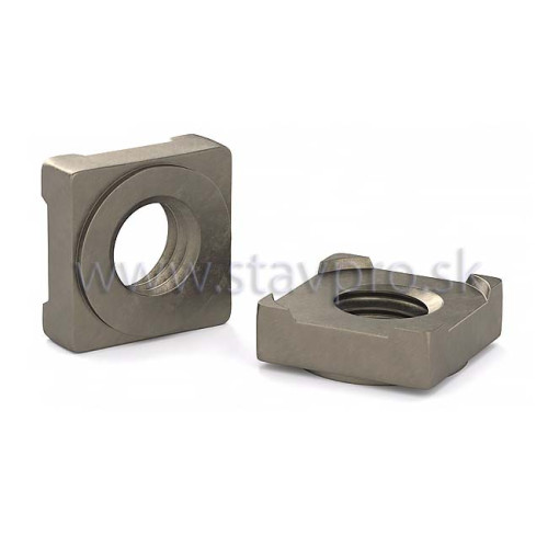 Matica navarovacia štvorhranná DIN 928 čierna