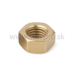 Matica šesťhraná DIN 934 Mosadz