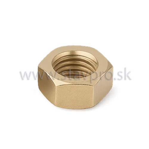 Matica šesťhraná DIN 934 Mosadz