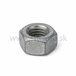 Matica šesťhranná DIN 934 žiarový zinok 8