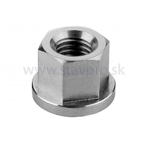 Matica vysoká šesťhranná s nákružkom 1,5d DIN 6331, 10.9, zinok