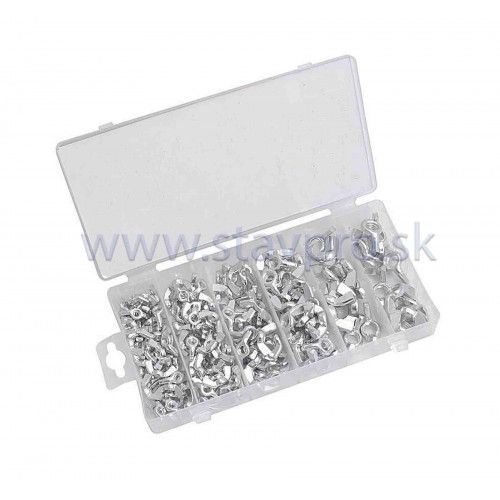 Sada krídlových matíc 150-dielna DIN 315