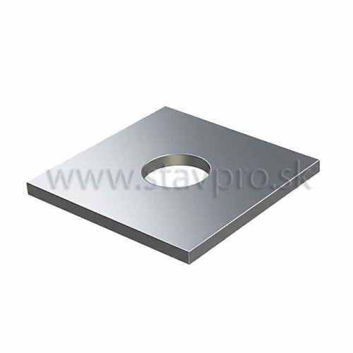 Podložka štvorhranná DIN 436, zinok