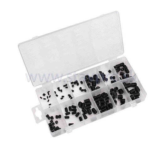Sada imbusových skrutiek , 160-dielna DIN 913
