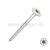 Konštrukčný vrut 6×30 tanierová hlava, Torx, zinok biely