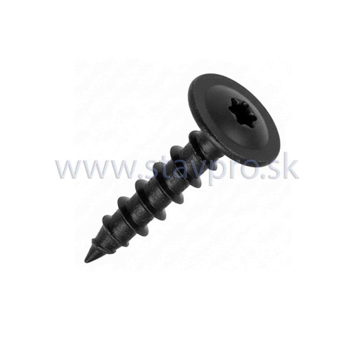 Vrut pre kotviace patky CTO 8×50 tanierová hlava torx zinok čierny