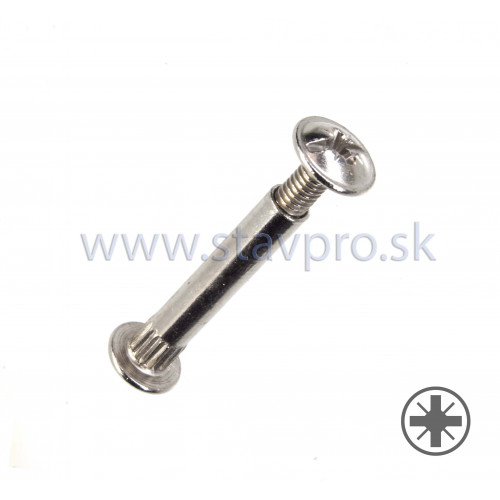 Spojovací článok JCNR, komplet, niklovaný