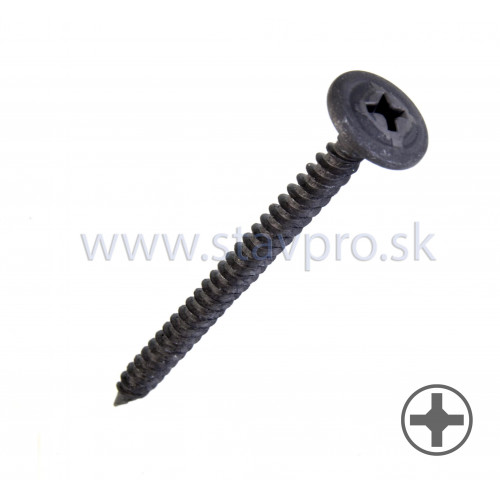 Vrut do sadrokartónu rámová hlava, jemný závit