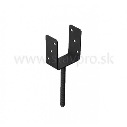 Kotvenie U 70x60 úzke roxor 200 mm zč Kotvenie U 70x60 úzke roxor 200 mm zč
